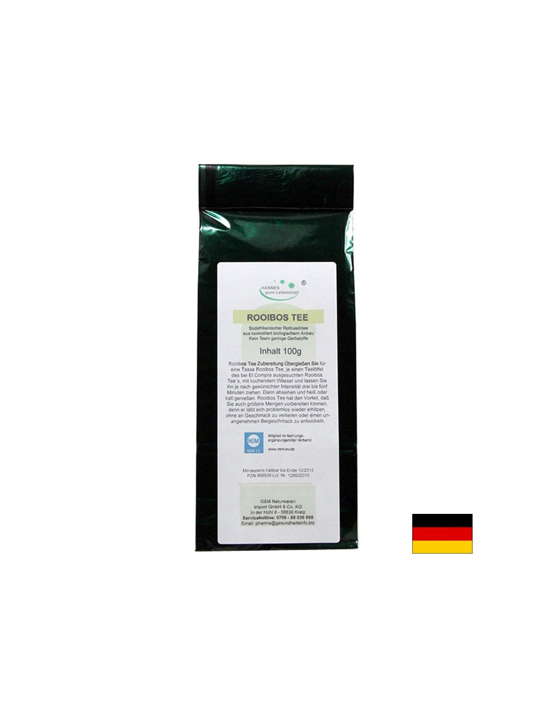 Bio Rooibos Tee - BIO Rooibos tea, 100 g El Compra - Nutra Best Europe