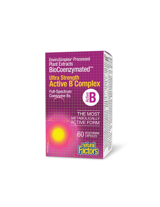 BioCoenzymated™ Active B-Complex Ultra Strength, 60 V Capsules - Nutra Best Europe