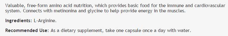L-Arginine 560 mg - 100 capsules - Nutra Best Europe