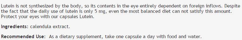 Lutein 6 mg - 100 capsules - Nutra Best Europe