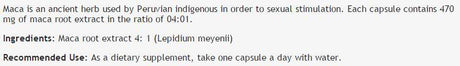 Maca Extract 470 mg - 60 capsules - Nutra Best Europe