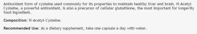 N-Acetyl Cysteine 700 mg 100 capsules - Nutra Best Europe