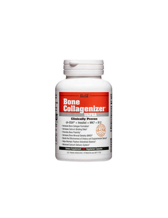BioSil Bone Collagenizer Ultra, 40 capsules Natural Factors - Nutra Best Europe