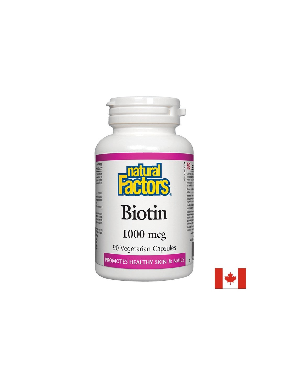 Biotin 1000 mcg - 90 capsules - Nutra Best Europe