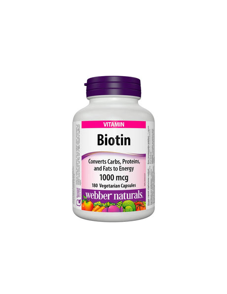 Biotin / Biotin, 1000 µg, 180 capsules - Nutra Best Europe