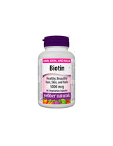 Biotin / Biotin, 5000 mcg, 60 capsules Webber Naturals - Nutra Best Europe
