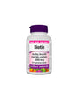 Biotin / Biotin, 5000 mcg, 60 capsules Webber Naturals - Nutra Best Europe