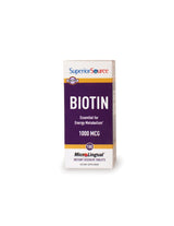 Biotin - Hair and Skin, 1000 mg x 100 sublingual tablets Superior Source - Nutra Best Europe