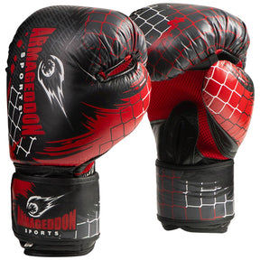 Boxing Gloves Genuine Leather - Black - Nutra Best Europe