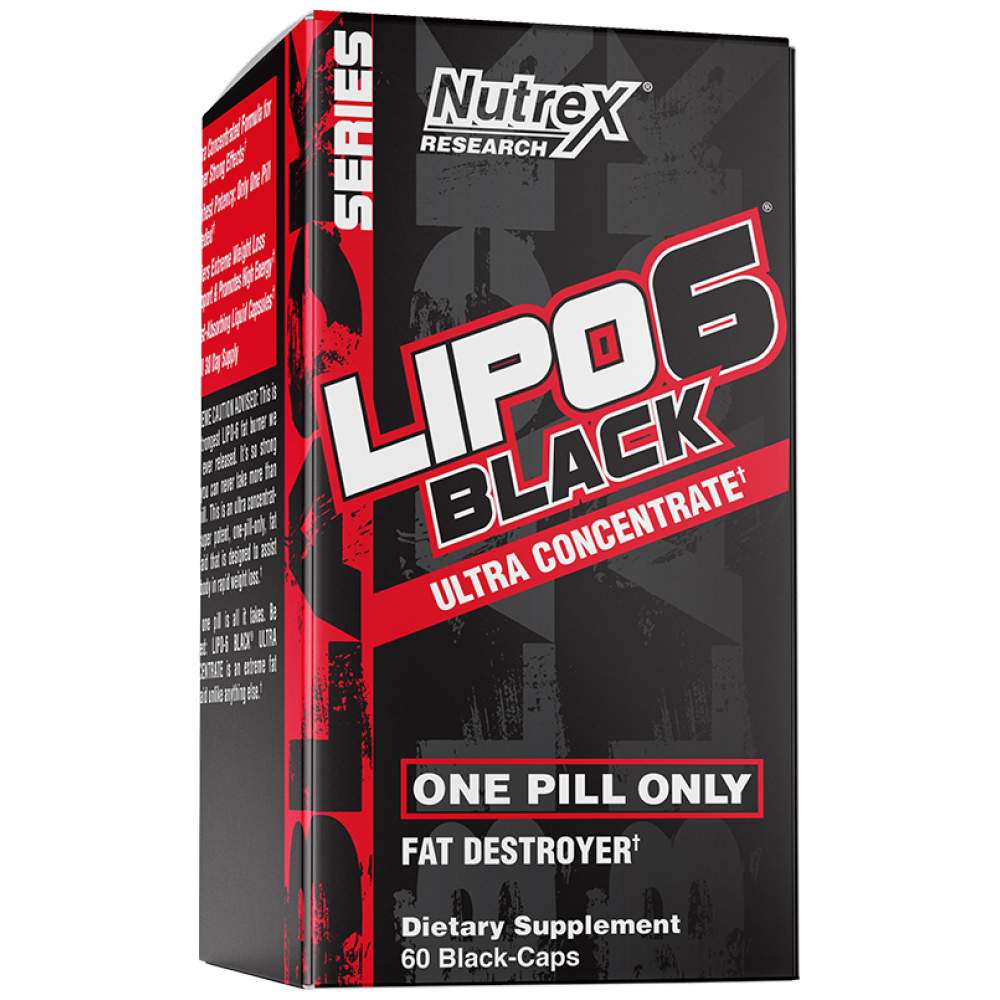 Lipo 6 Black / Ultra Concentrate - 60 capsules - Nutra Best Europe