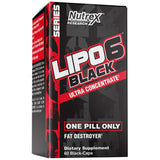 Lipo 6 Black / Ultra Concentrate - 60 capsules - Nutra Best Europe