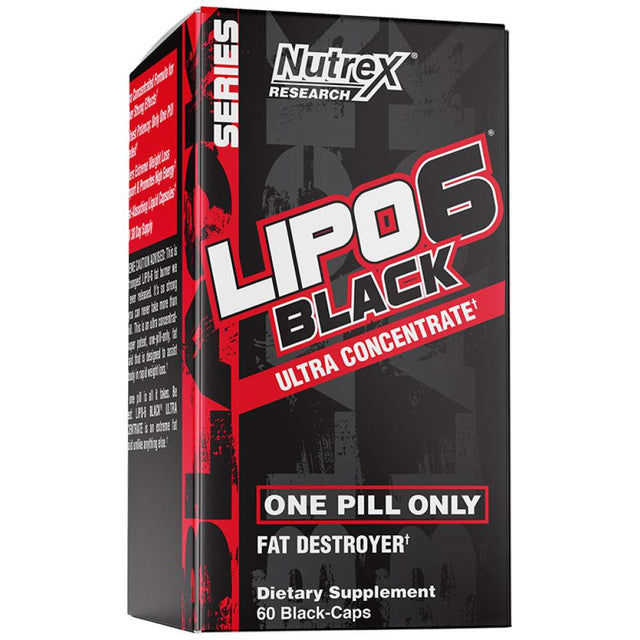 Lipo 6 Black / Ultra Concentrate - 60 capsules - Nutra Best Europe