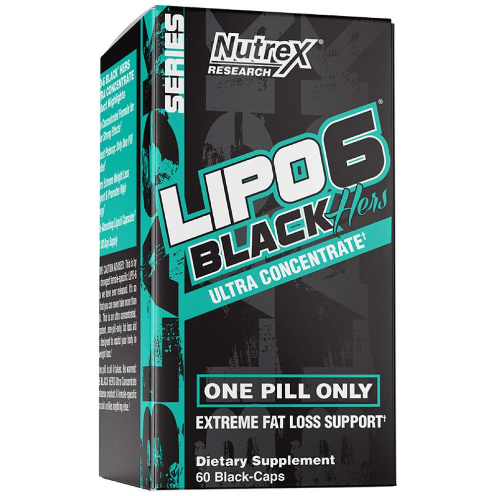 Lipo 6 Hers Black UC 60 capsules - Nutra Best Europe