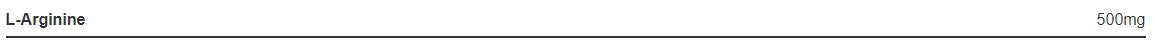 L-Arginine 500 mg - 50 capsules - Nutra Best Europe