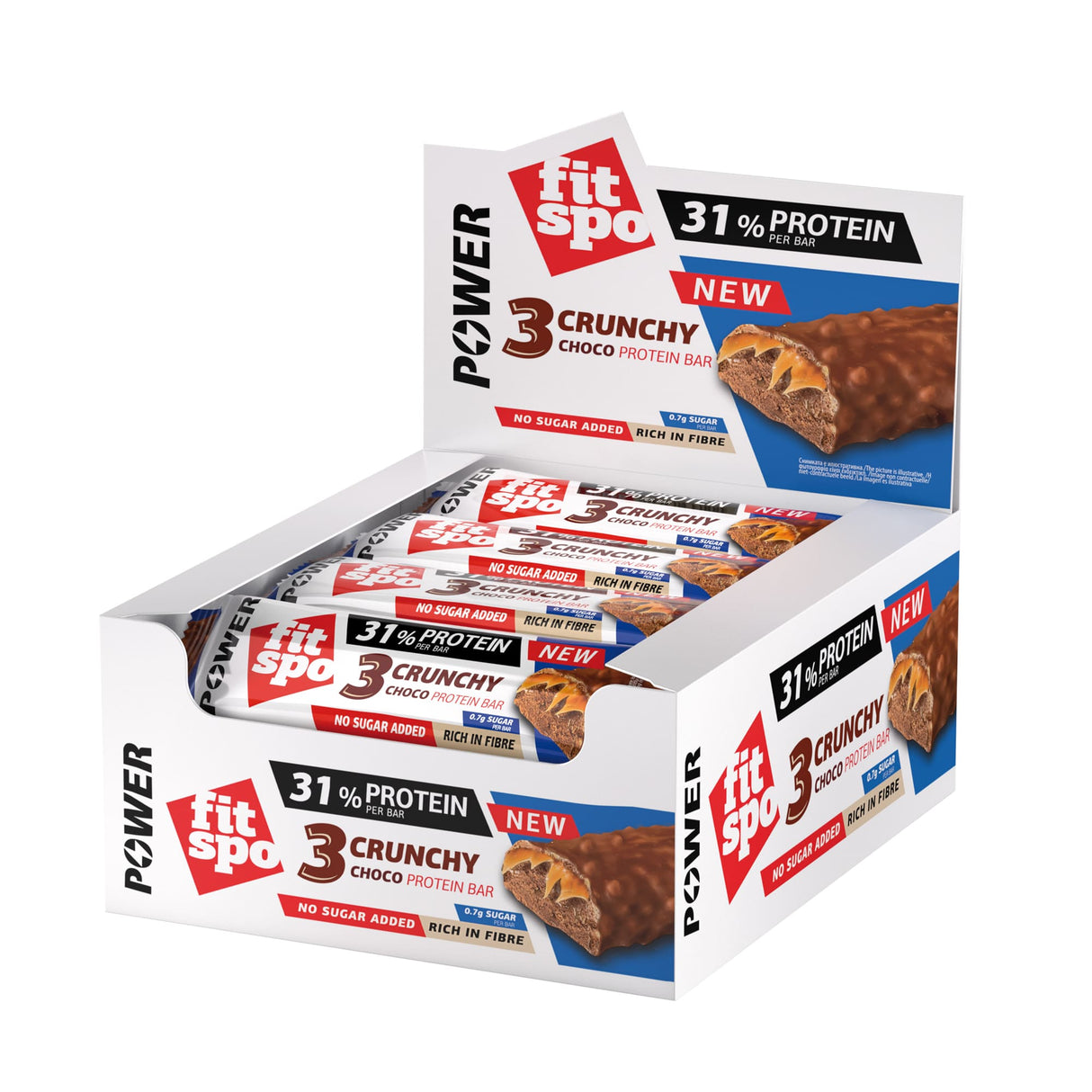 Power Bar Crunchy Choco Brownie – 55 g - Nutra Best Europe