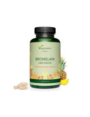 BROMELAIN - BROMELAIN, 90 capsules Vegavero - Nutra Best Europe