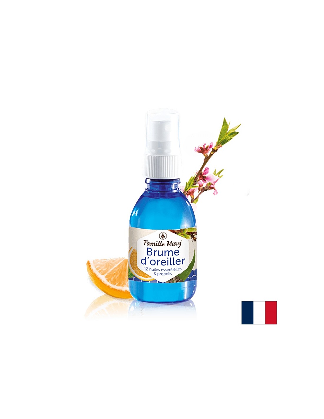 Relaxing sleep spray with 12 essential oils - Brume Oreiller, 50 ml - Nutra Best Europe