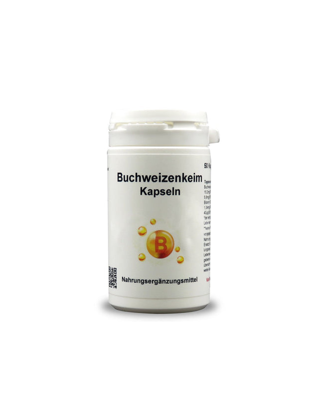Buchweizenkeim - Buckwheat germ - Supports the nervous system, 50 capsules Karl Minck - Nutra Best Europe