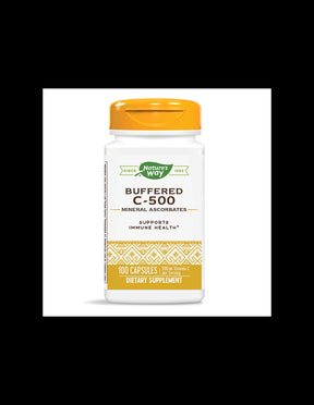 Buffered Vitamin C 500 mg - 100 capsules - Nutra Best Europe