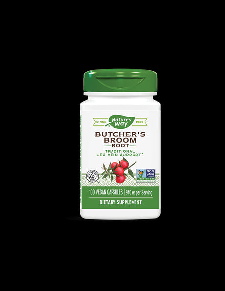 Butcher's Broom 470 mg - 100 capsules - Nutra Best Europe