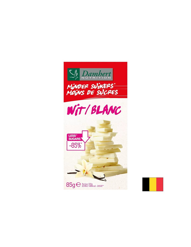 White chocolate (sugar free), 85 g - Nutra Best Europe