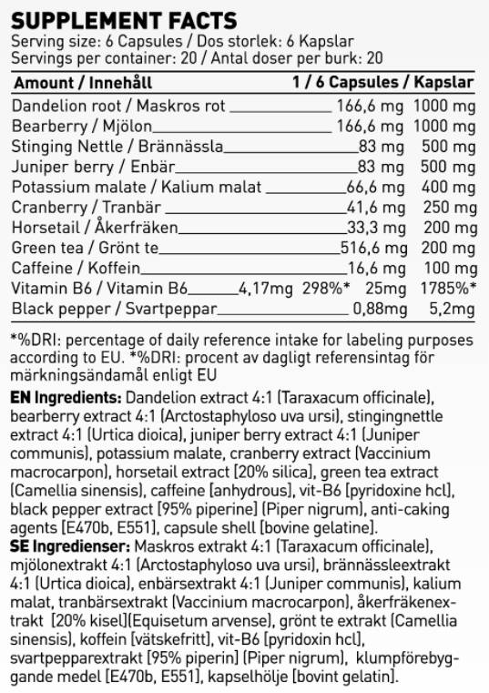 Cleanse & Balance - 120 capsules - Nutra Best Europe