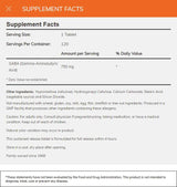 GABA 750 mg / Sustained Release - 120 Tablets - Nutra Best Europe