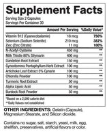 Proven Liver Dtox / Natural Detoxification 60 capsules - Nutra Best Europe