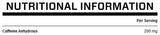 Pure Caffeine 200 mg - 200 Tablets - Nutra Best Europe