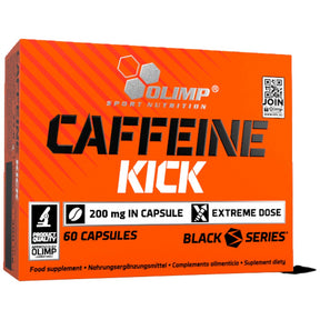 Caffeine Kick 200 mg - 60 capsules - Nutra Best Europe