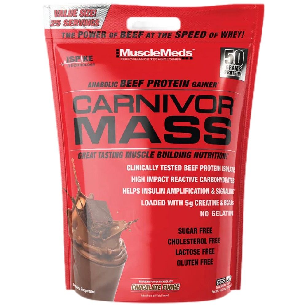 Carnivor Mass / Beef Gainer - 4540 grams - Nutra Best Europe