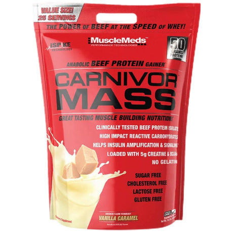 Carnivor Mass / Beef Gainer - 4540 grams - Nutra Best Europe