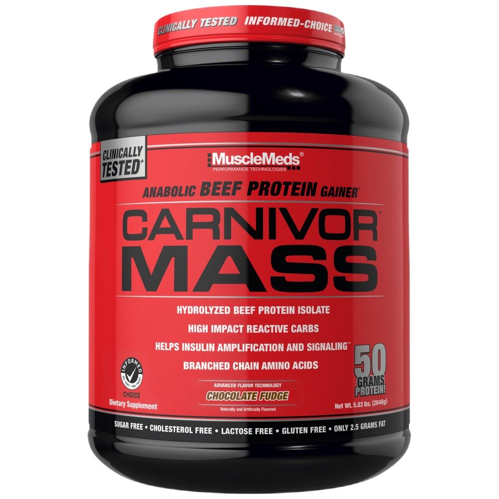 Carnivor Mass / Beef Gainer - 2724 grams - Nutra Best Europe