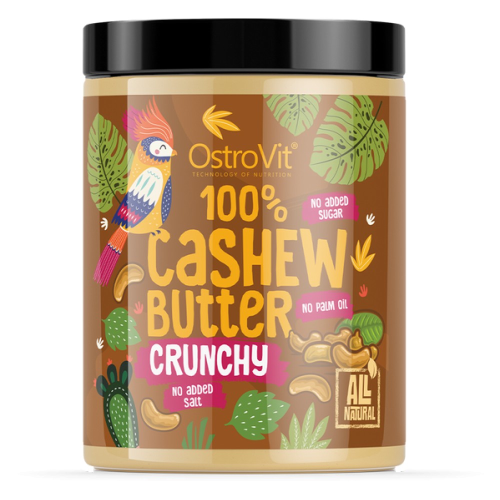 100% Cashew Butter Crunchy 1000 grams - Nutra Best Europe