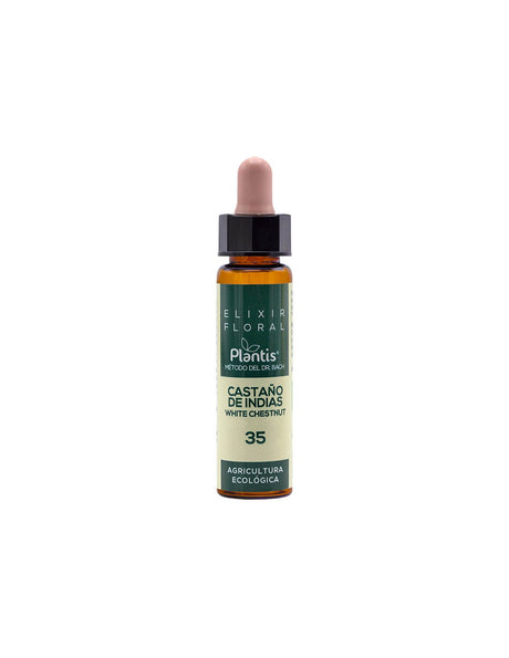 Flower elixir of horse chestnut - for intrusive thoughts - Drops according to the method of Dr. Bach, 10 ml - Nutra Best Europe