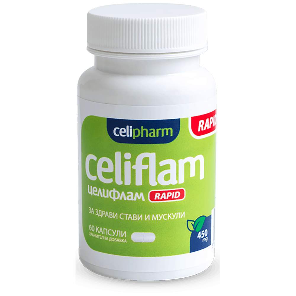 Celiflam Rapid 450 mg 60 capsules - Nutra Best Europe