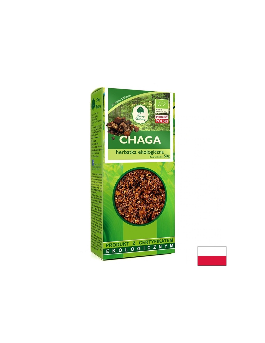 Chaga Bio, powder 50 g - Nutra Best Europe