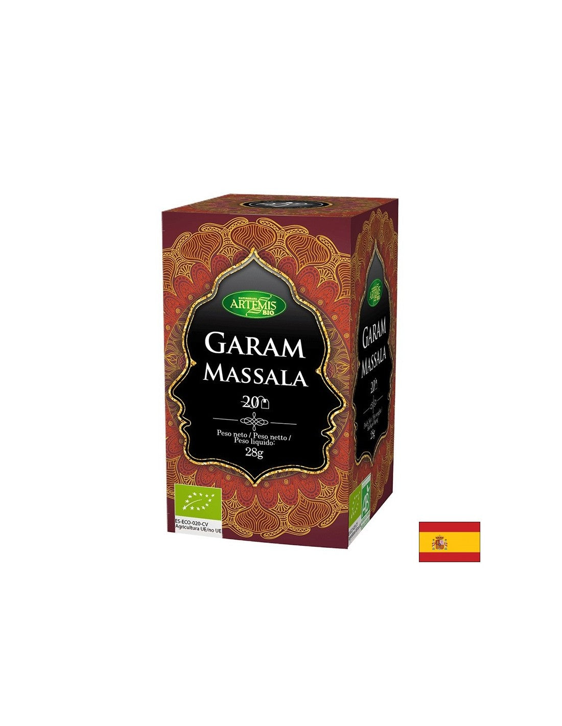 Organic Garam Masala tea, 20 filter bags - Nutra Best Europe