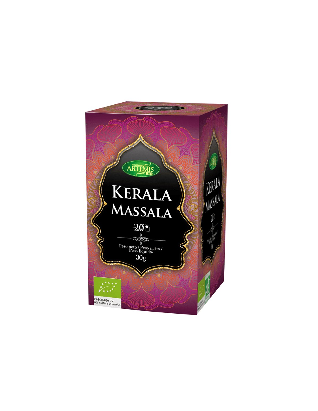 Organic Kerala Masala Tea - Kerala Masala, 20 filter bags - Nutra Best Europe