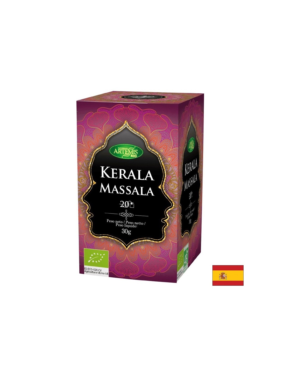 Organic Kerala Masala Tea - Kerala Masala, 20 filter bags - Nutra Best Europe
