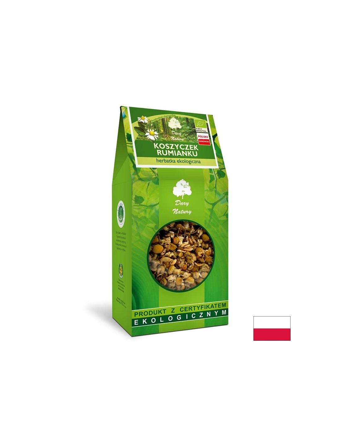 Chamomile tea (color) Organic, 100 g Dary Natury - Nutra Best Europe