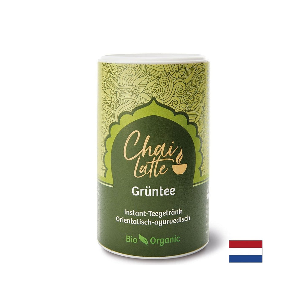 Tea latte with green tea, Organic, 220 g - Nutra Best Europe