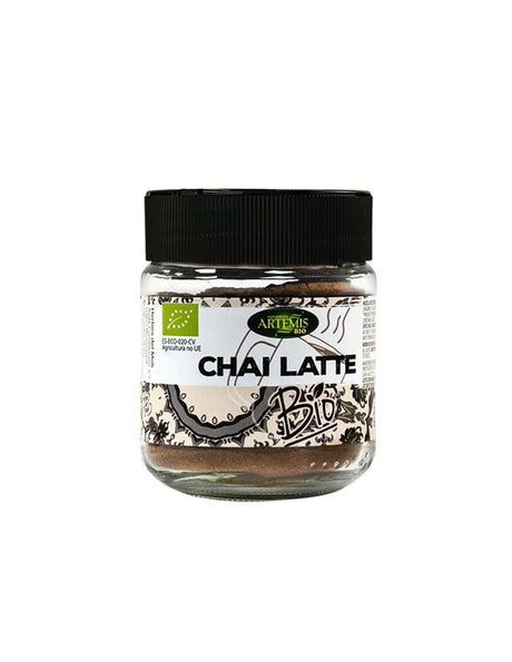 For flavoring drinks - herbal mixture Chai Latte - With cinnamon, ginger and other organic spices, 60 g, powder - Nutra Best Europe