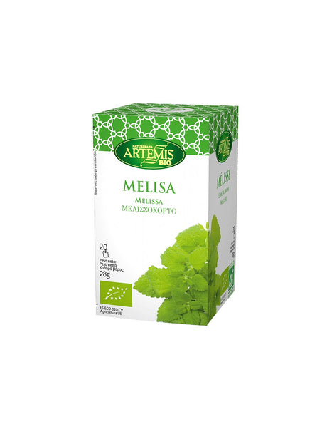 Organic Lemon balm tea, 20 filter bags - Nutra Best Europe