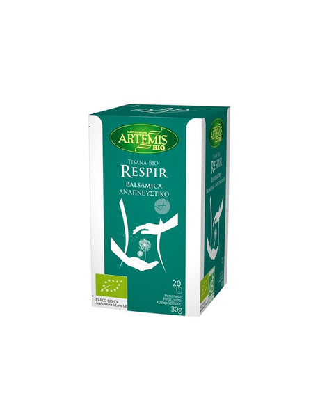 Tea for the respiratory system Bio, 20 filter bags x 30 g - Nutra Best Europe