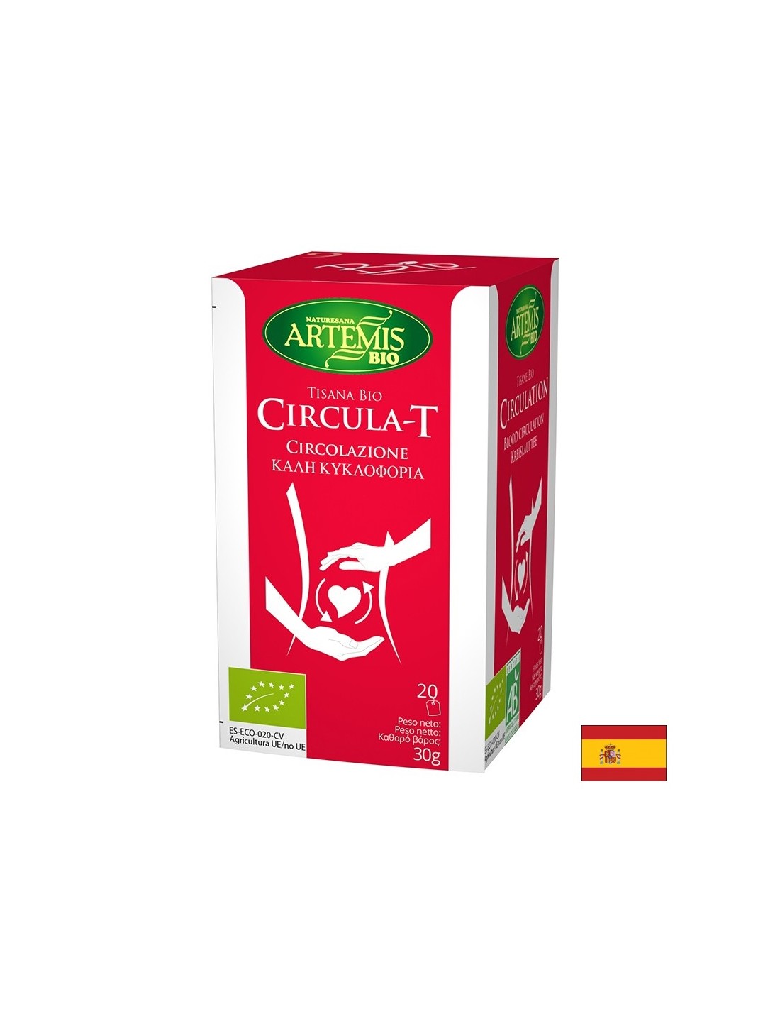 Tea for good circulation Bio, 20 filter bags x 30 g - Nutra Best Europe