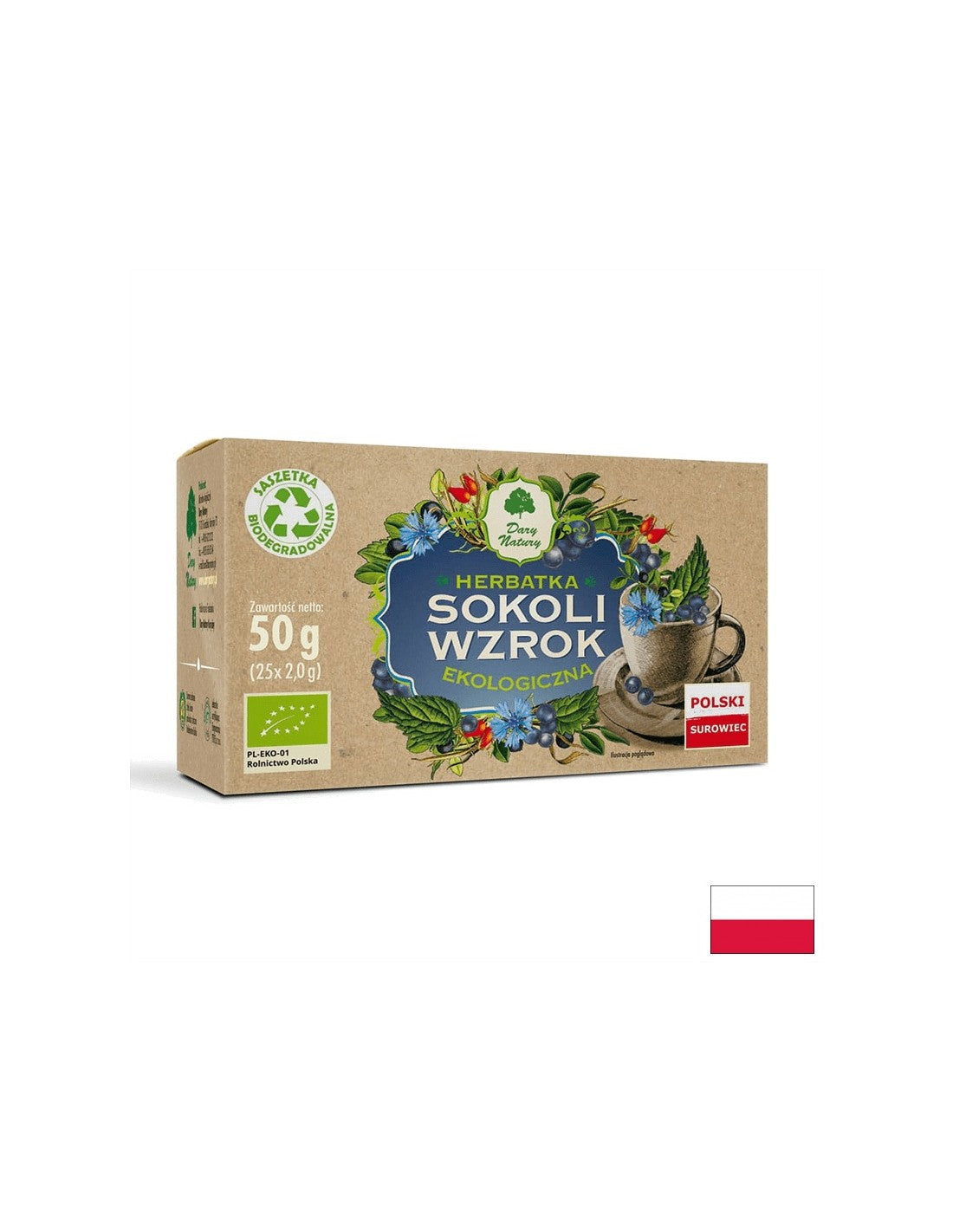 Tea for Good Vision Bio, 25 filter bags - Nutra Best Europe