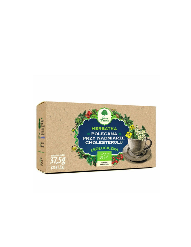 Cholesterol Normalizing Tea Bio, 25 filter bags - Nutra Best Europe