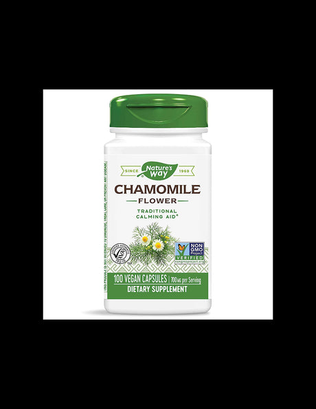 Chamomile (flower) - For nervous and stomach disorders, 100 capsules - Nutra Best Europe