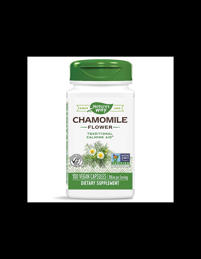 Chamomile (flower) - For nervous and stomach disorders, 100 capsules - Nutra Best Europe